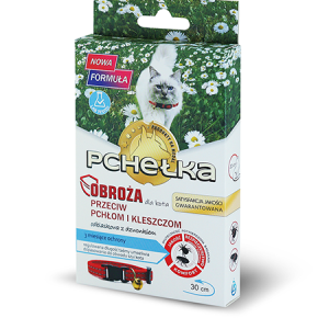 PCHEŁKA obroża dla kota - z dzwonkiem